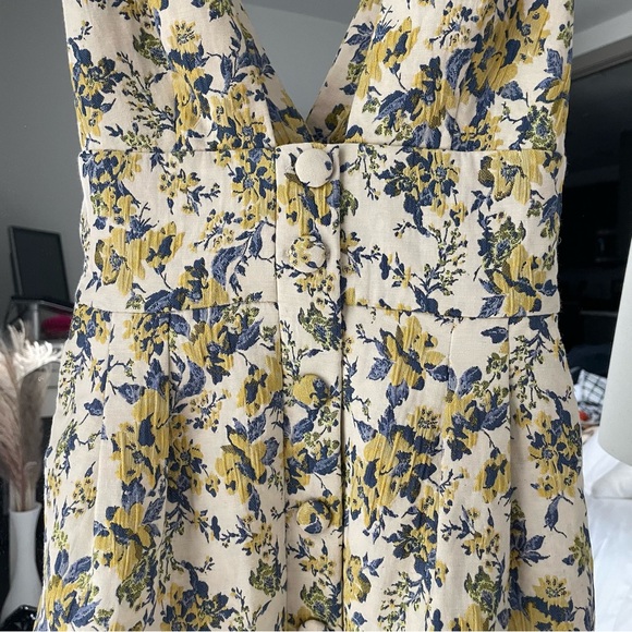 Lovers + Friends Deep V Floral Mini Dress - Picture 2 of 5
